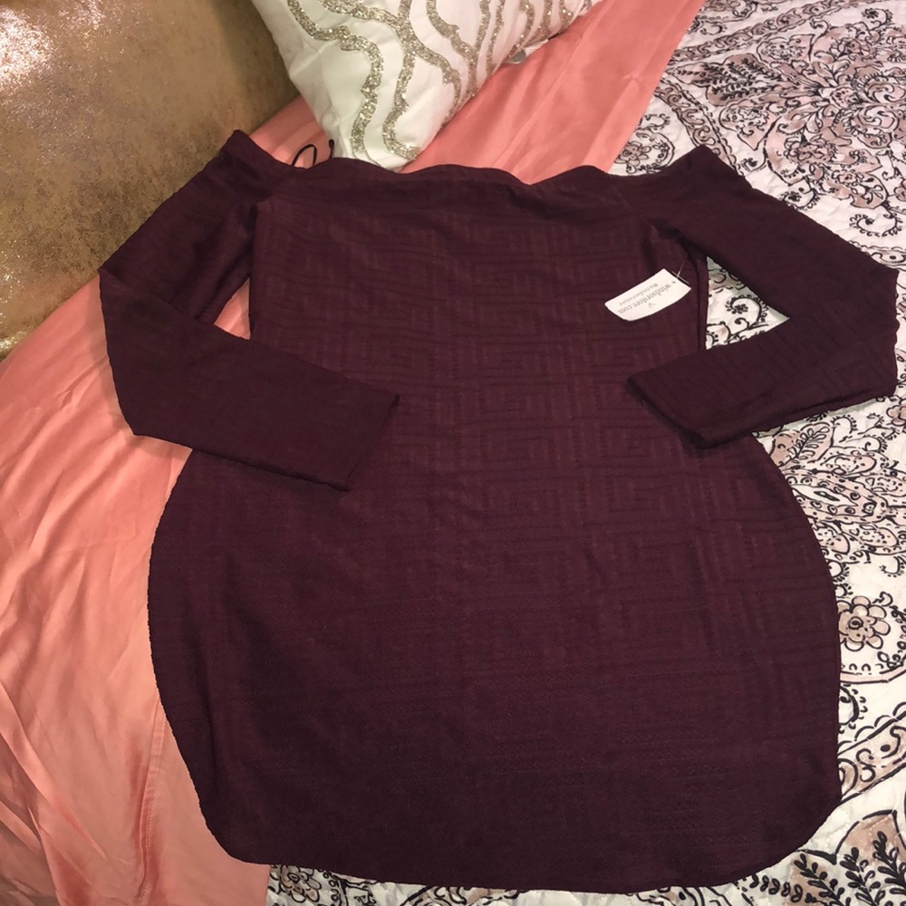Windsor offshoulder mini dress